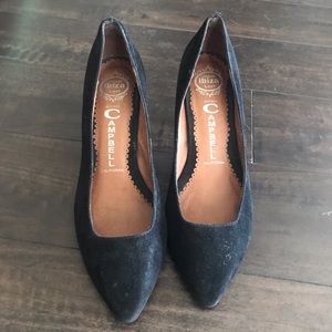 Jeffrey Campbell Black Suede Pumps Size 7